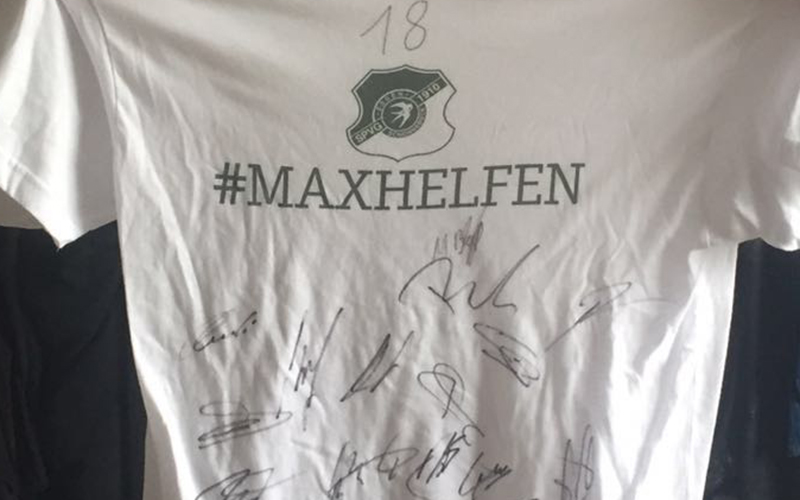 #MAXHELFEN: T-Shirt mit BVB-Unterschriften zu ersteigern post thumbnail image
