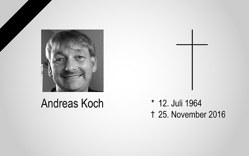Verein trauert um Andreas Koch post thumbnail image