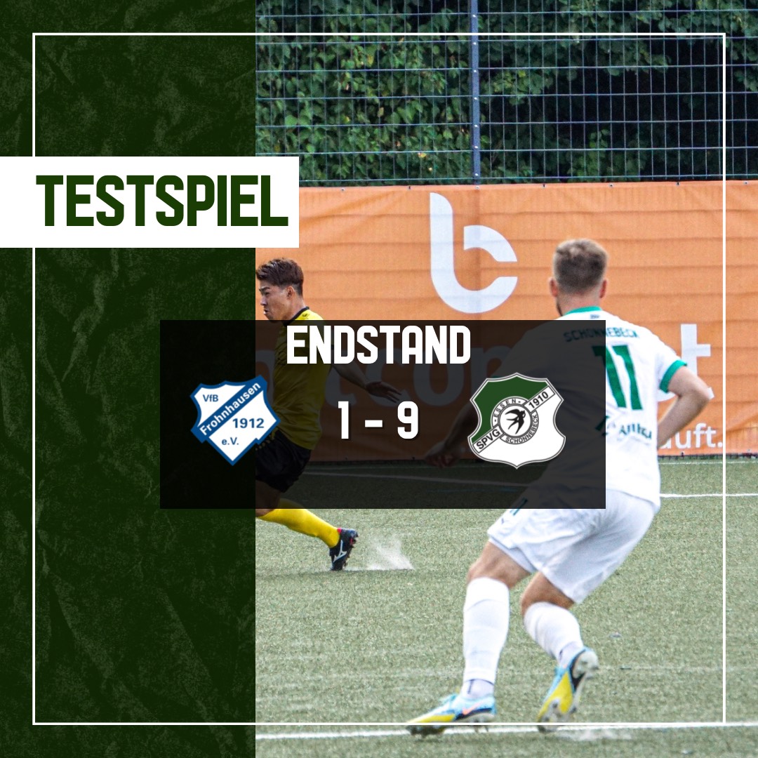 9:1-Sieg im Test beim VfB Frohnhausen post thumbnail image